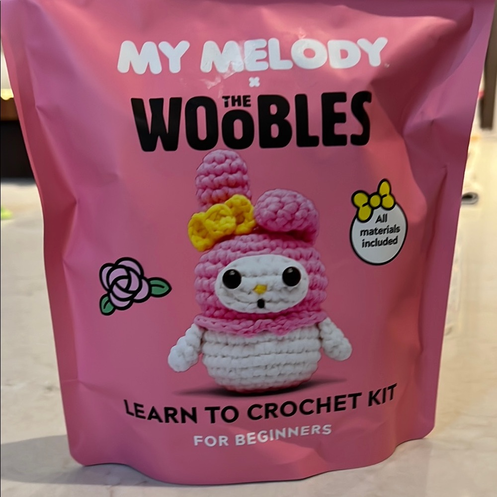 My Melody x The Woobles Crochet Kit